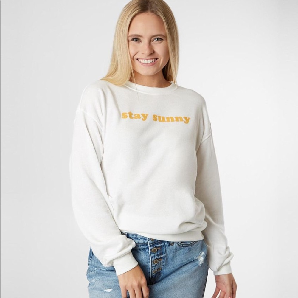 🔥Billabong Stay Sunny Crew Fleece NWT - Picture 5 of 6